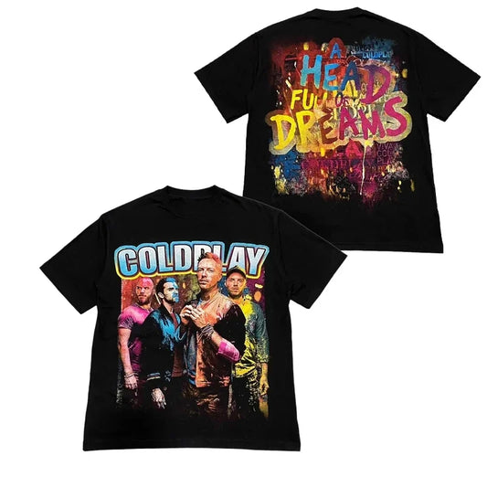 Coldplay T-shirt Merchandise: A Head Full of Dreams